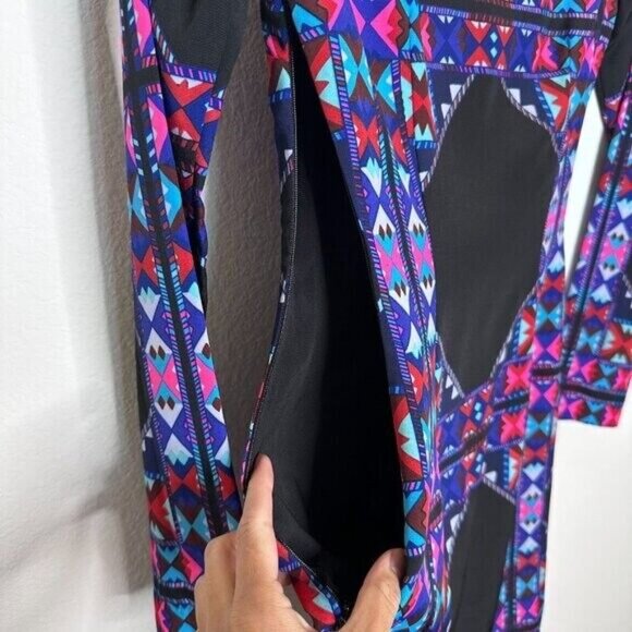 Mara Hoffman Front Cutout Dress in Rider Black Size 0 Pre-owned - Picture 7 of 12